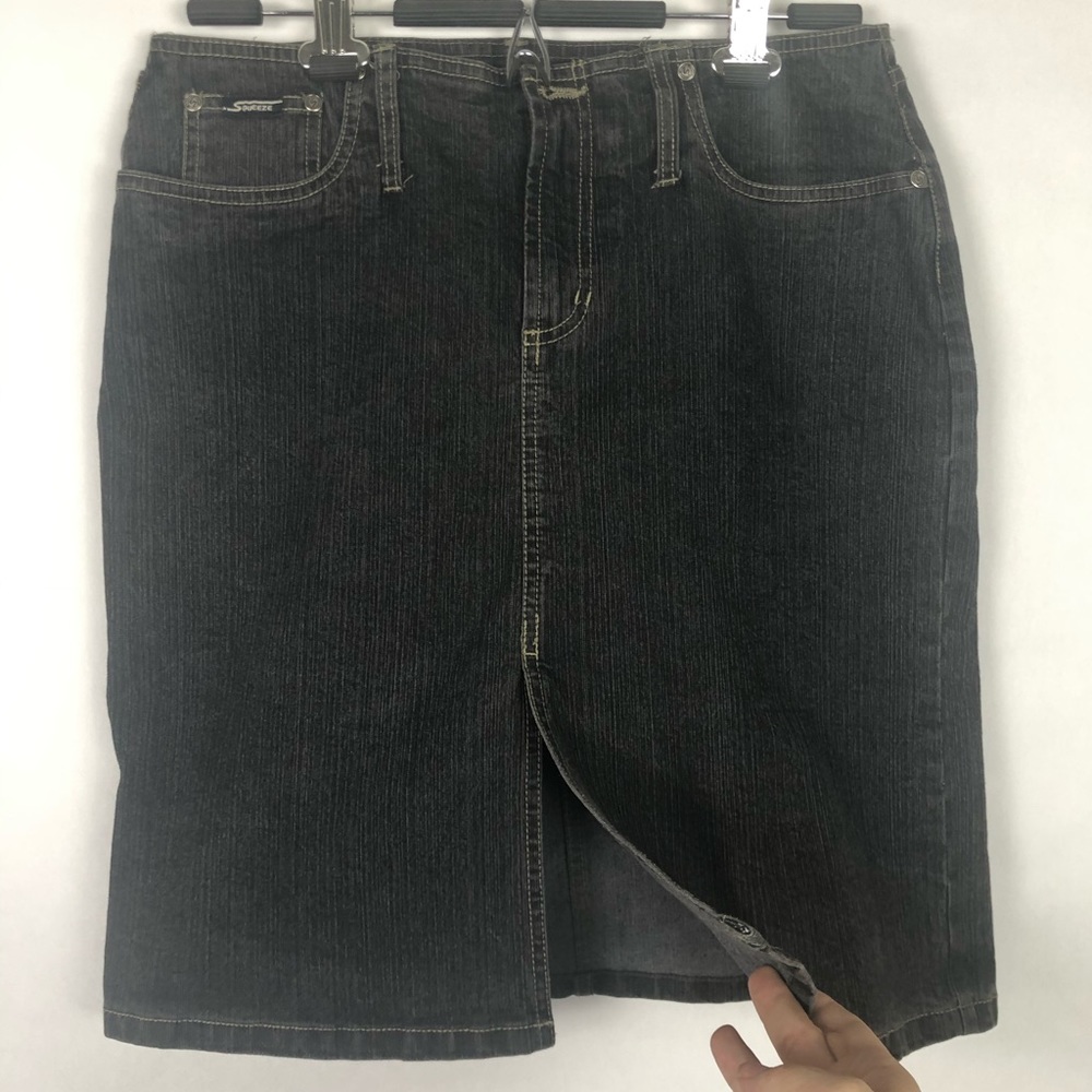 Squeeze by Stephen Hardy Denim Skirt size 9/10 - Picture 3 of 6